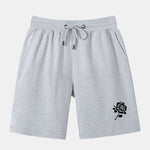 Rose Print Mid Length Shorts