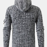 Horn Button Hooded Sweater
