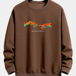 Infrared Hand Print Relax Fit Sweatshirt
