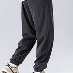 Drawstring Corduroy Joggers