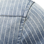 Stripe Washed Denim Shirt With Pockets