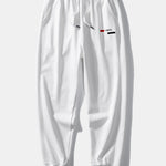 Paris Stripe Print Relax Fit Hoodie & Jogging Pants