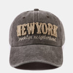 New York Embroidery Cotton Baseball Cap