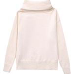 Off-shoulder Casual Loose Knit Sweater