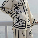 Black Coral Leisure Two-piece Set