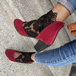 JOLIE��� - Chic Lace Heeled Boots