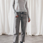 THE SILVER METALLIC KNITTED SWEATER