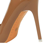 Solid Color Split-Joint Scarpin Salto
