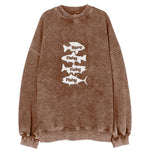 Here Fishy Fishy Fishy! Vintage Sweatshirt