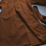 Urban Loose Solid Color Belted Woolen Coat