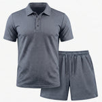 Capri Set – Men’s Ultra Comfortable Shorts and Polo Shirt