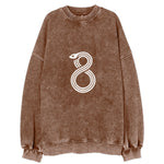 Fortune Coil Year Of Snake Vintage Sweatshirt