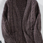 Casual and Fashionable Long-sleeved Sweater Jacket