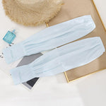 Solid Color Ice Silk Loose Sun Protection Sleevelet
