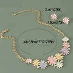 SOHI Women Multicolour Pastel Flora Jewellery Set