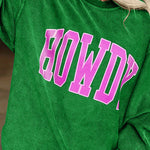 Solid Color Loose Round Neck Pullover Long Sleeve Top