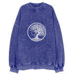Intertwined Existence The Tree Of Life Vintage Sweatshirt