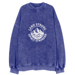 Land Strong Spirit Stronger Vintage Sweatshirt