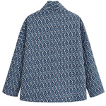 Diamond Print Loose Light Cotton Jacket