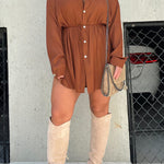 Kami Silky Shirt + Shorts Set