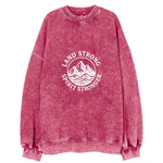 Land Strong Spirit Stronger Vintage Sweatshirt