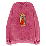 The Virgen De Guadalupe Vintage Sweatshirt