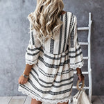 Lace Cuff Dress