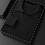 PREMIUM CASHMERE BUTTONLESS SWEATER POLO