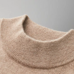 PREMIUM CASHMERE MOCK NECK T-SHIRT