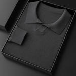 PREMIUM CASHMERE BUTTONLESS SWEATER POLO