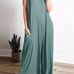 Fresh Casual Women's Pocket Jumpsuit Thin Women's Jumpsuit