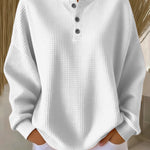 Anne | Relaxed Collar Sweatshirt