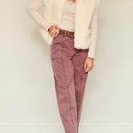 Faux fur vest