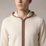 SANTONI CLASSIC HOODIE CREAM