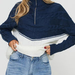 San Seb Quarter Zip Sweater