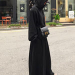 Loose Urban Gray Wide Leg Elastic Waist Pants