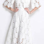 Floral cutout two-piece set