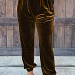 Velvet Pocket Pants