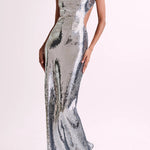 Slim Fit Square Neck Halter Backless Maxi Dress