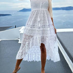 Sexy lace fishtail dress