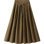 High Waist Pleated Skirt