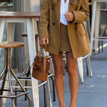 Office Double Breasted Oversized Suit Jacket