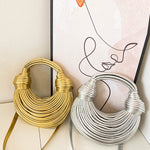 Geometric Zipper Handbags