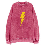 Retro 80s Lightning Bolt Vintage Sweatshirt