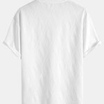 Relax Fit Diamond Jacquard T-Shirt