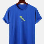 Cute Cartoon Dinosaur Print T-Shirt