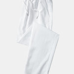 Crinkle Textured Straight Leg Pants