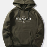 Monaco Anchor Print Hoodie