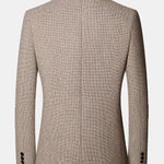 Wool Look Fine Check Blazer