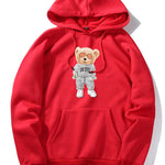 Rich Bear Print Hoodie